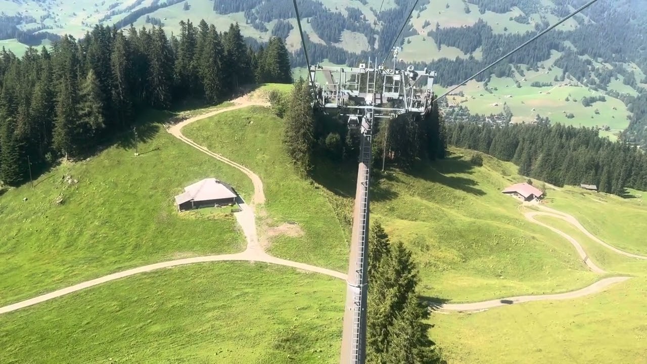 Trajet LA VIDEMANETTE - ROUGEMONT en télécabine !