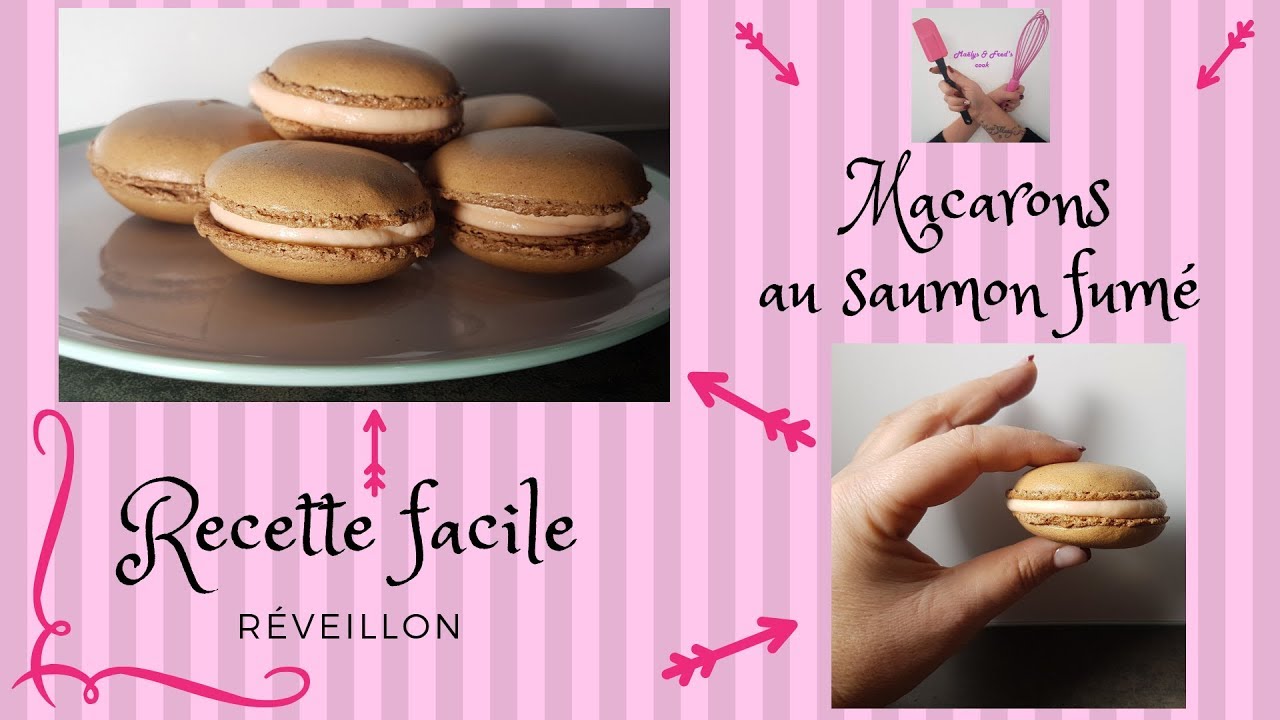 MACARONS AU SAUMON FUMÉ recette facile réveillon