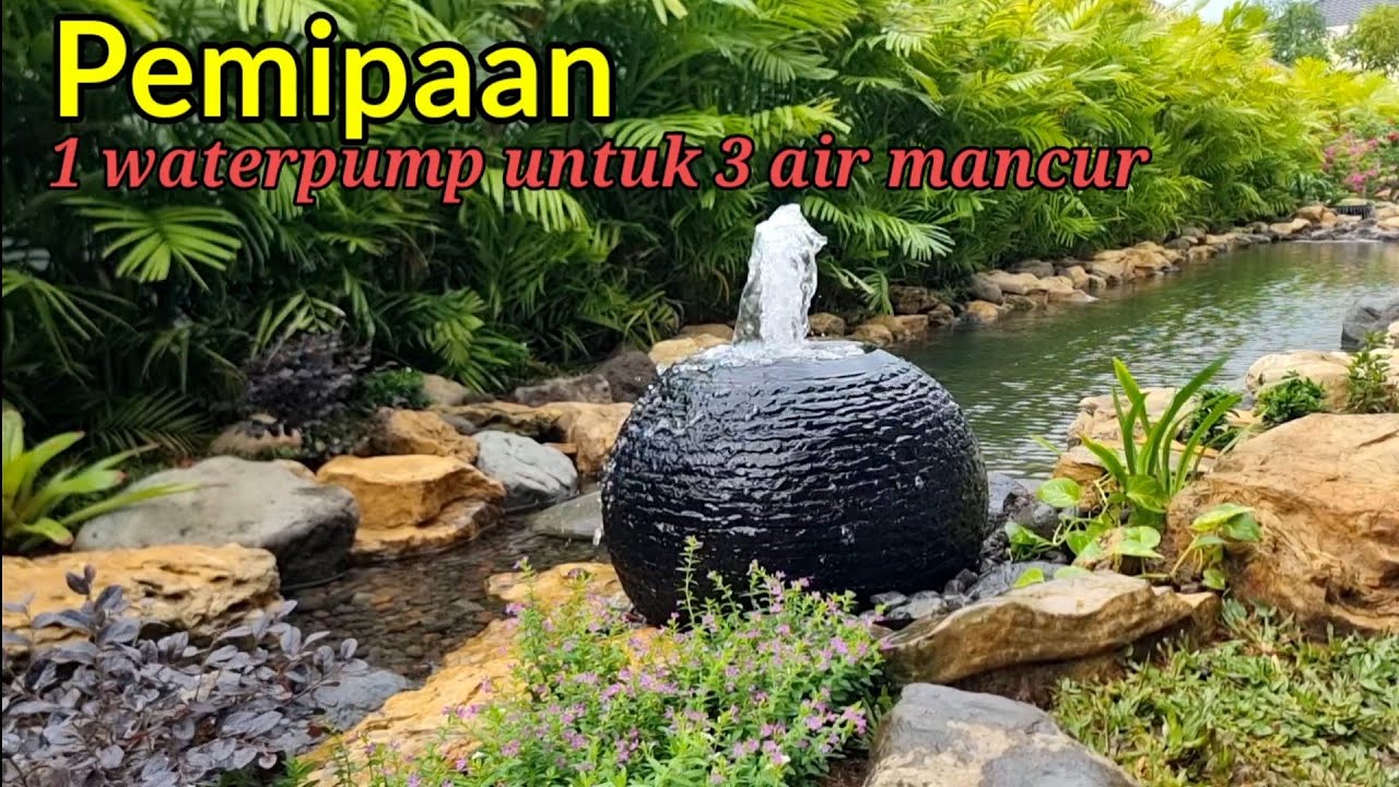 Membuat air mancur dari semen cetakan