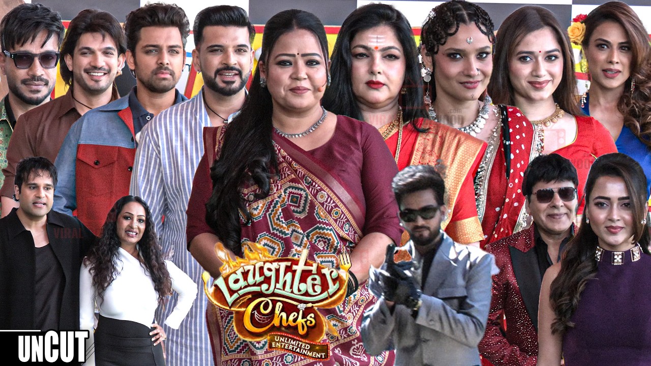 UNCUT: Elvish Yadav, Jannat Zubair, Bharti Singh& Tejasswi at Laughter Chefs S3 Bollywood Special