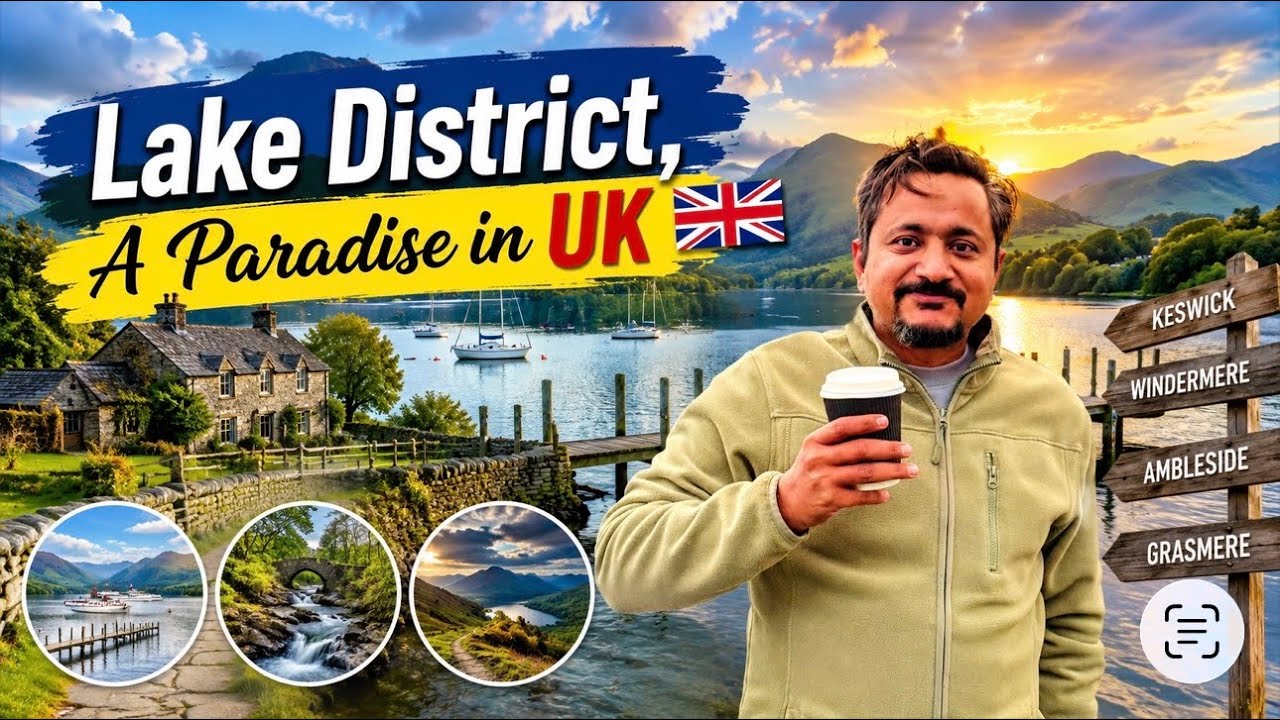 Visiting Lake District | Windermere lake | Ambleside Town | Derwentwater | Rydal Water 