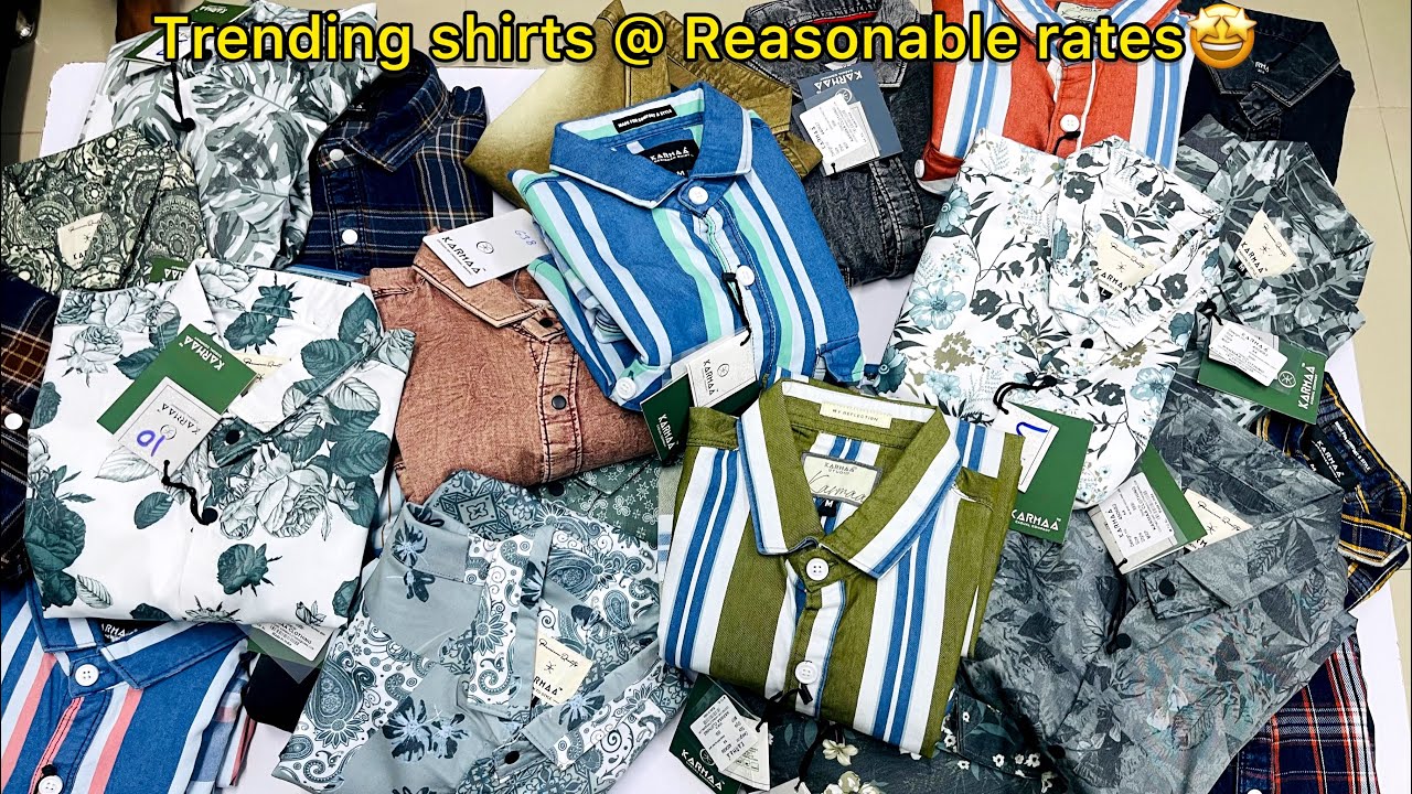 Karma Shirts / Premium Quality trending Shirts / Big sizes till 4Xl / Ahmedabad Inhouse Manufacturer
