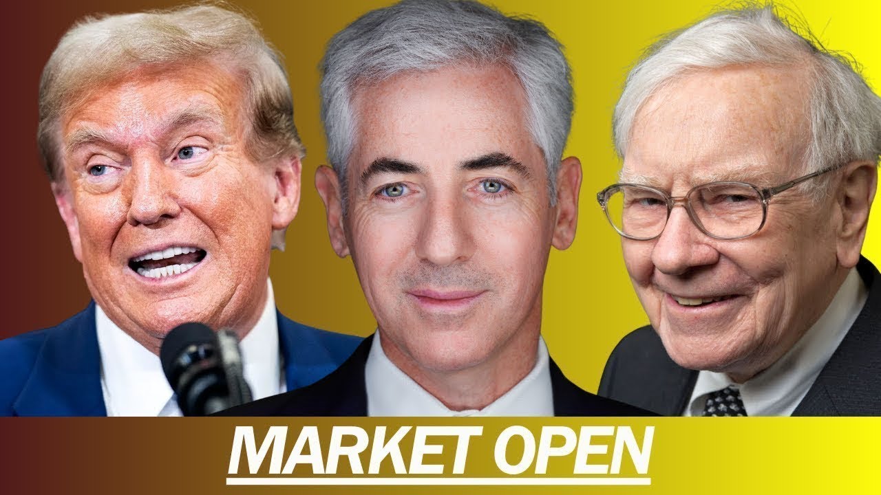 BILL ACKMAN SAYS BUY THE DIP, TRUMP SAYS IT WILL BE OVER SOON, DO THE MARKETS BELIEVE? | MARKET OPEN
