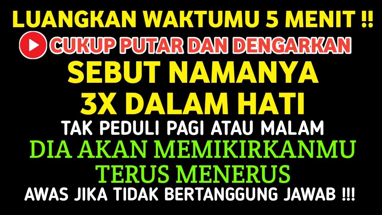 KISAH NYATA❗PANGGIL NAMANYA 3X & AMINKAN, GELISAH HATINYA MERINDUKANMU TERUS MENERUS-DOA PENGASIHAN