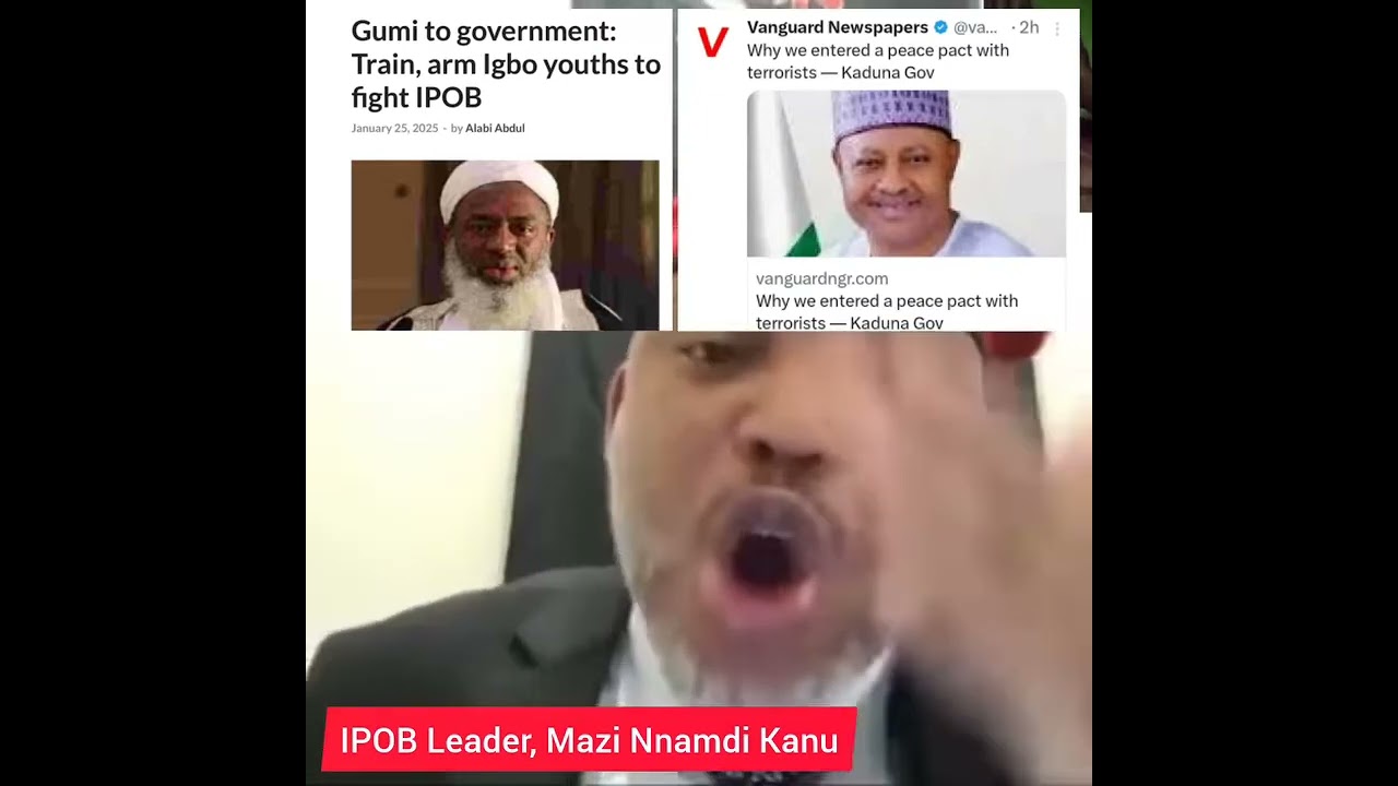 As Fulani terrorists' negotiator, Sheik Gumi, wants IPOB kị́lled