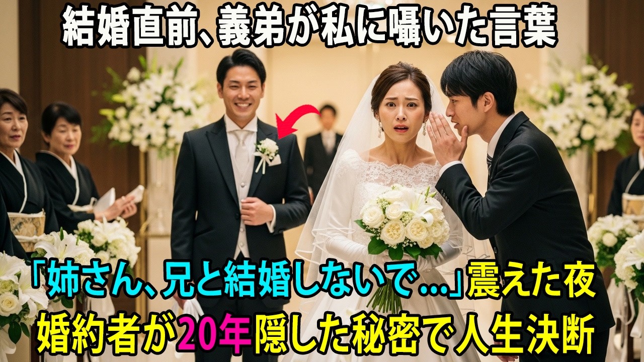 「亡き弟に似た義弟を可愛がった私。結婚直前、彼が震える声で告げた禁断の告白とは？幸せの絶頂から奈落へ…嘘で塗り固められた婚家の正体と、その末路」