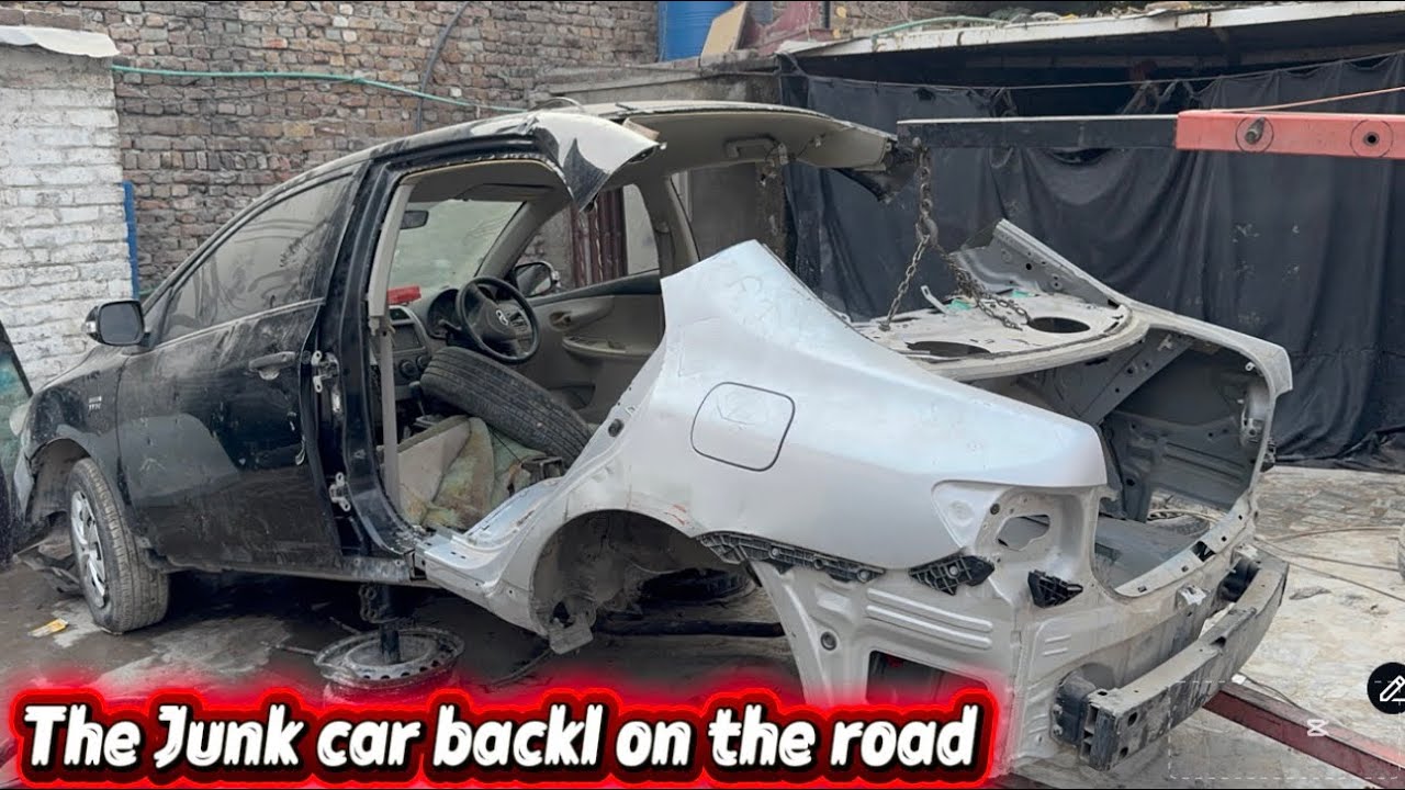 Total Loss From Rear Toyota Corolla amazing repair in auto master