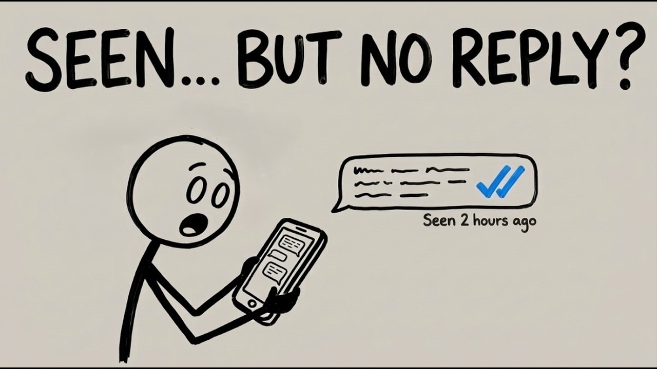 Seen… But No Reply? The Psychology Behind It