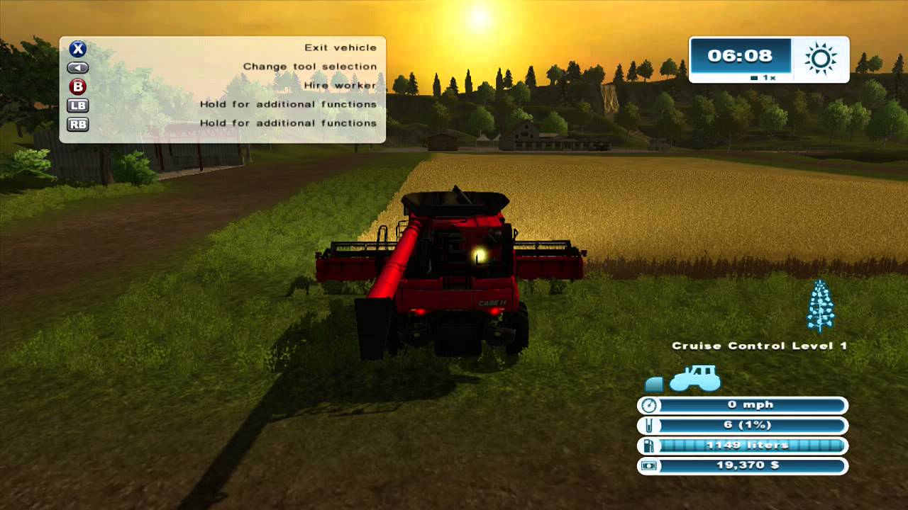 farming simulator 2013 xbox 360 lets play ep.8 time to buy a new combine