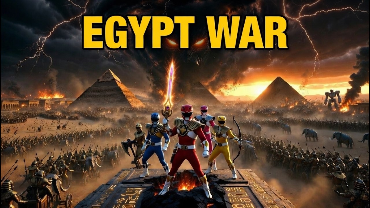 POWER RANGERS IN ANCIENT EGYPT! The War That Changed History Forever!