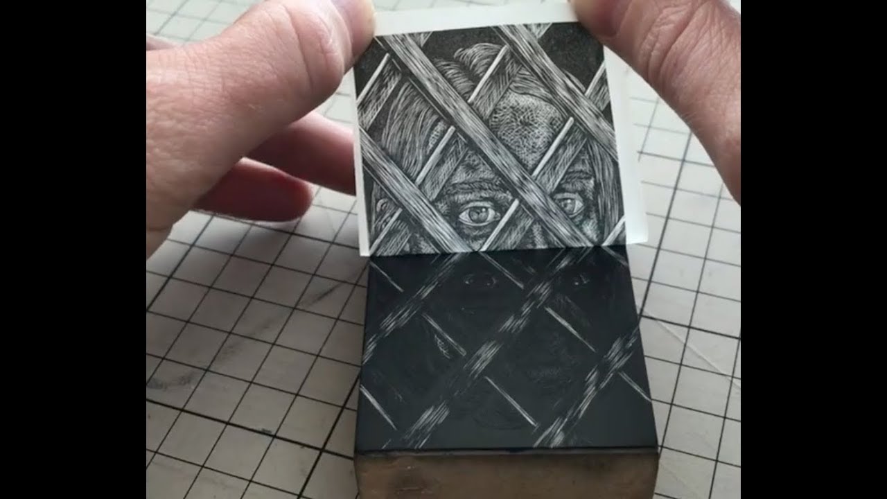 Fascinating! Wood Engraving by Artist, Valerie Syposz a Modern Craft