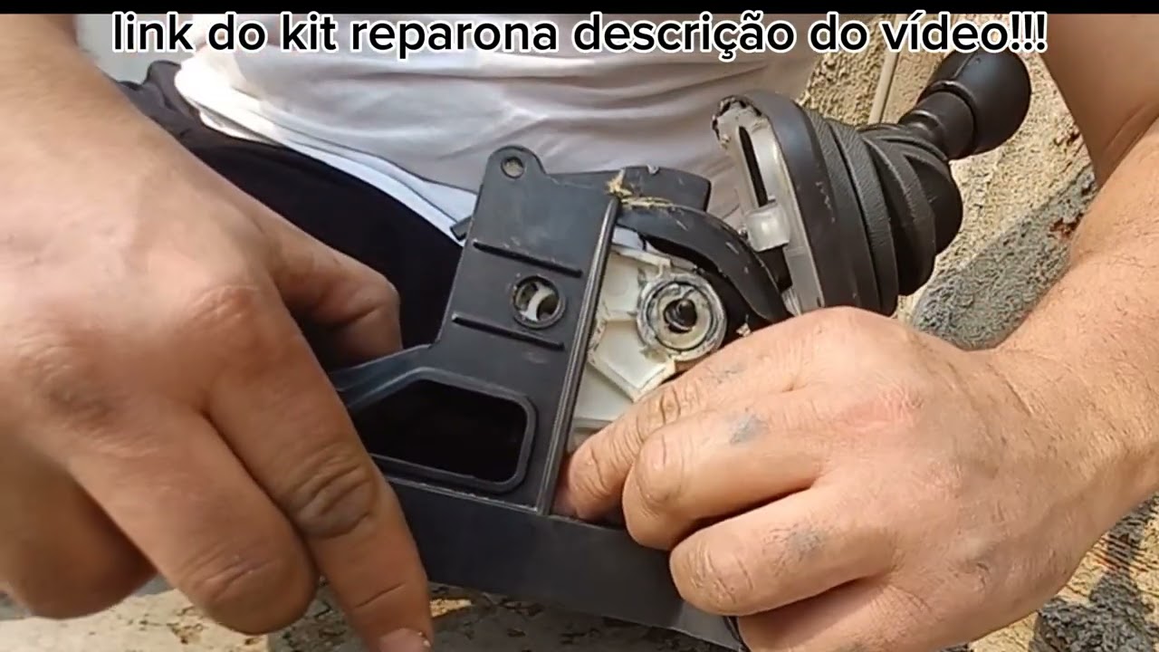 como trocar kit reparo da alavanca do câmbio do prisma/celta etc. vídeo completo!!!