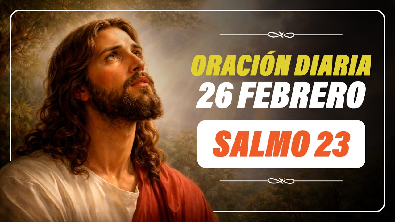 Salmo 23 en oración | El Señor es mi pastor y nada me faltará