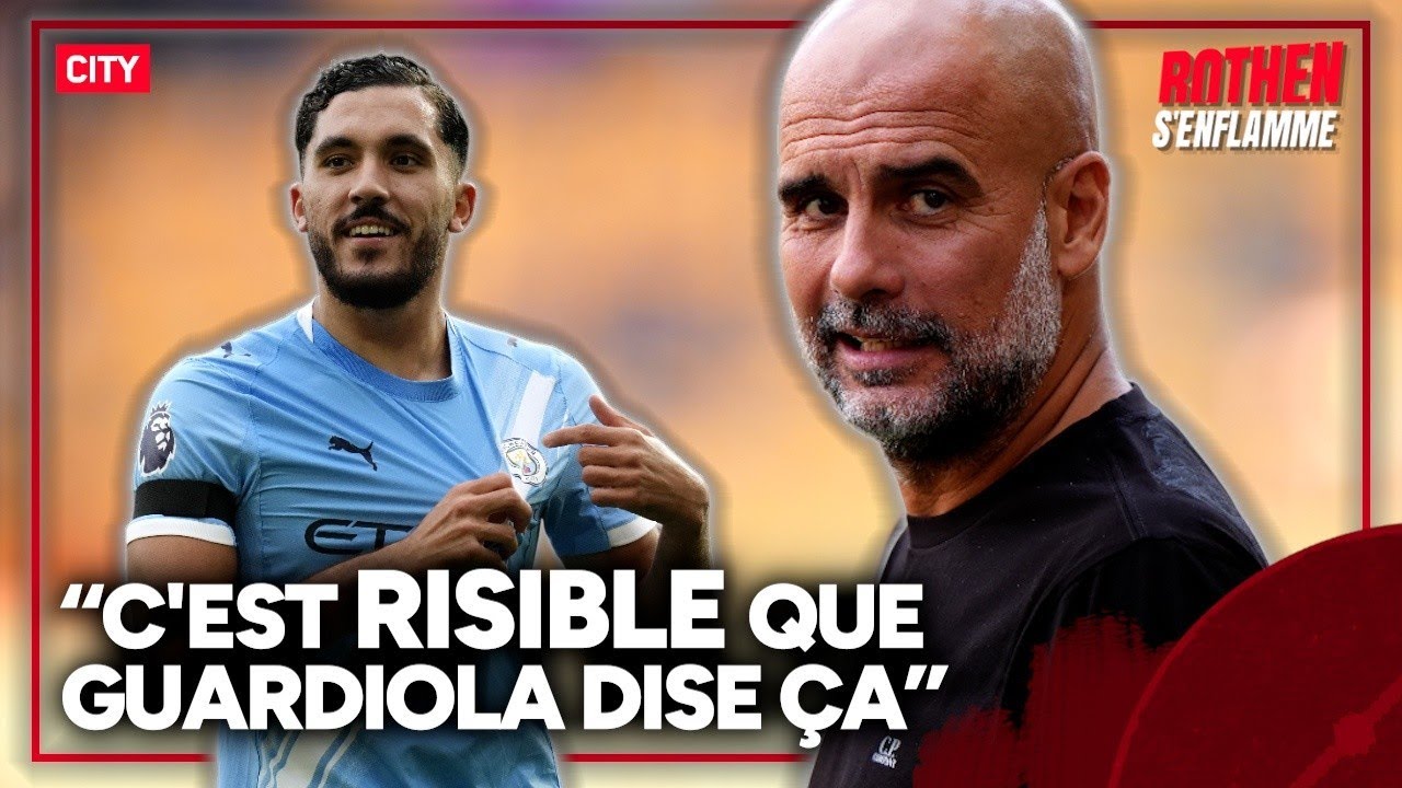 Manchester City : &ldquo;C'est risible qu&rsquo;il dise &ccedil;a &rdquo;, r&eacute;agit Rothen aux propos de Guardiola sur Cherki