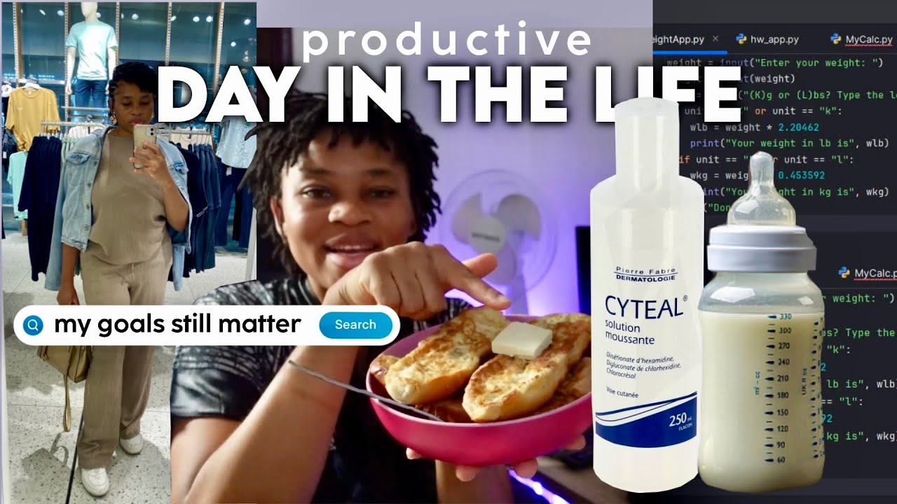 How To Have A Productive Day 4 Months Postpartum *with timestamps* ✨️