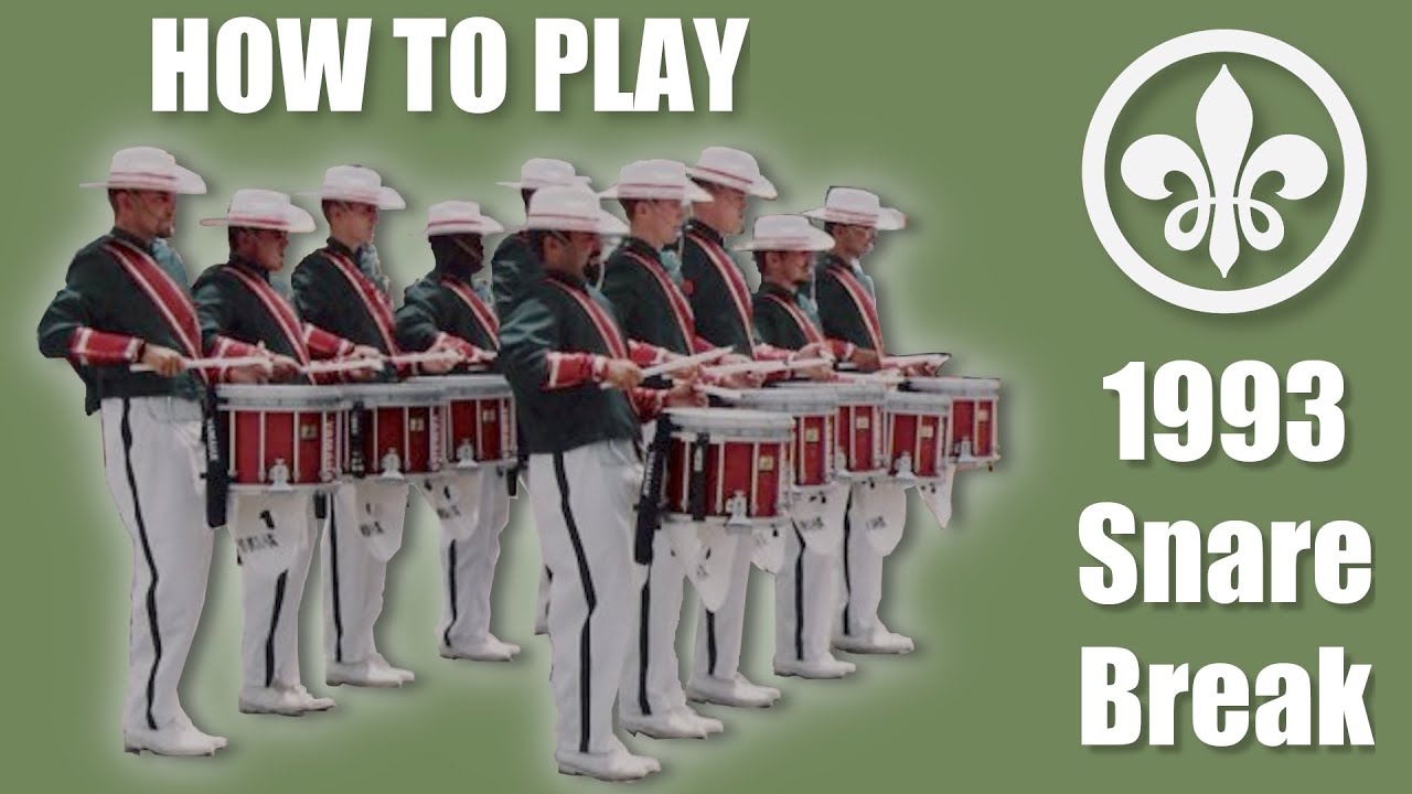 Madison Scouts 1993 snare solo breakdown