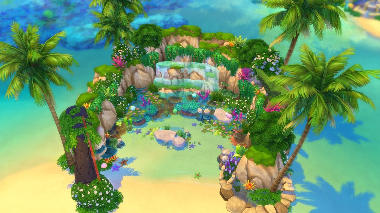 Mermaid Lagoon | - The Disney Save #93 | Sims 4 Speed Build