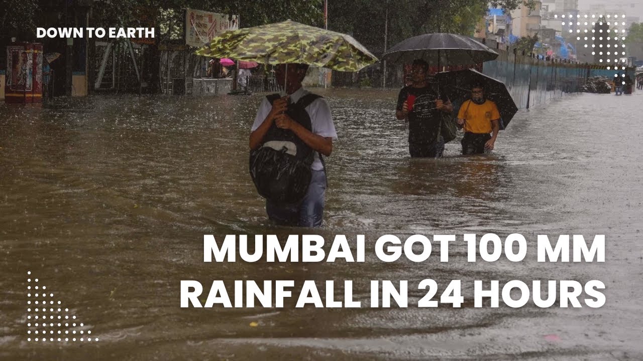 Mumbai Rains: The city received 100mm rainfall in 24 hours; IMD issues 'orange alert'
