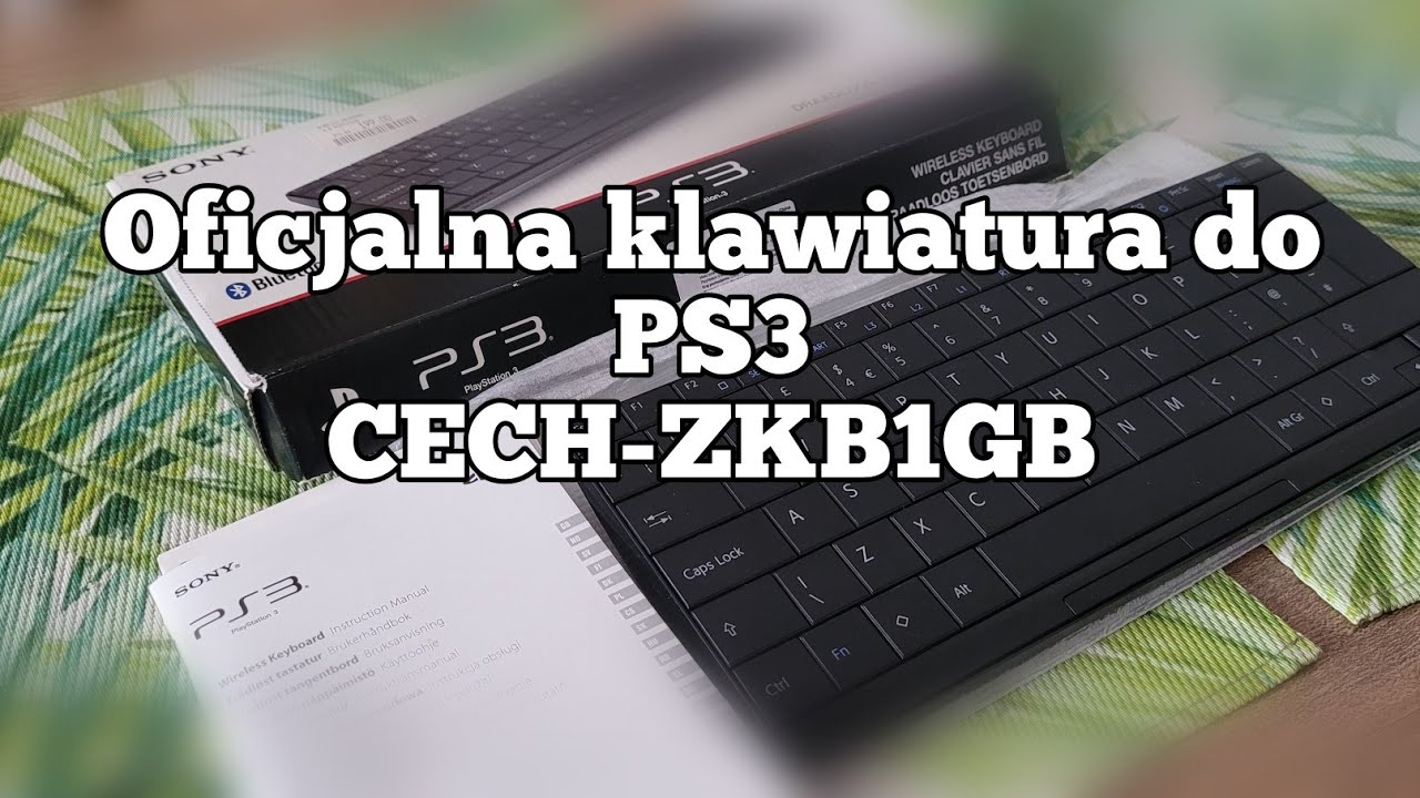 [Prezentacja] Oficjalna Klawiatura do PS3 CECH-ZKB1GB #ps3 #keyboard #Ps3keyboard