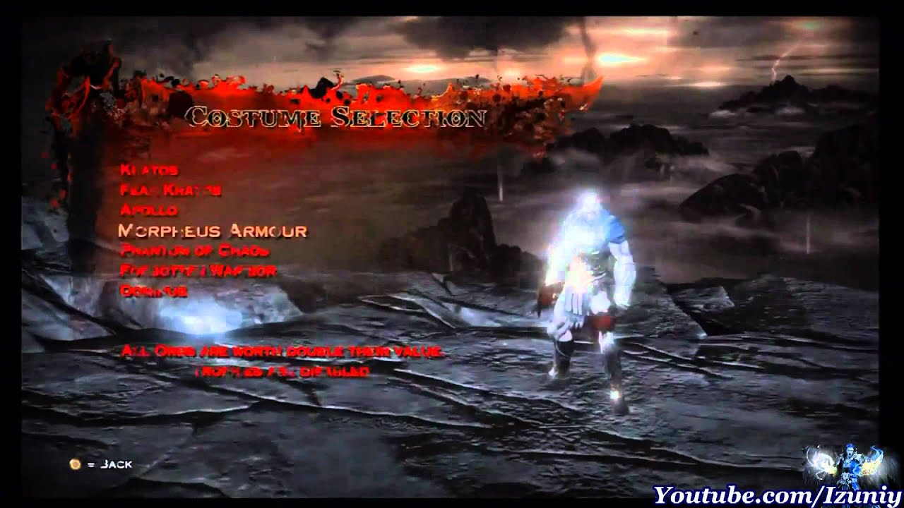 God of War 3 : Kratos All Alternate Costumes & Armor