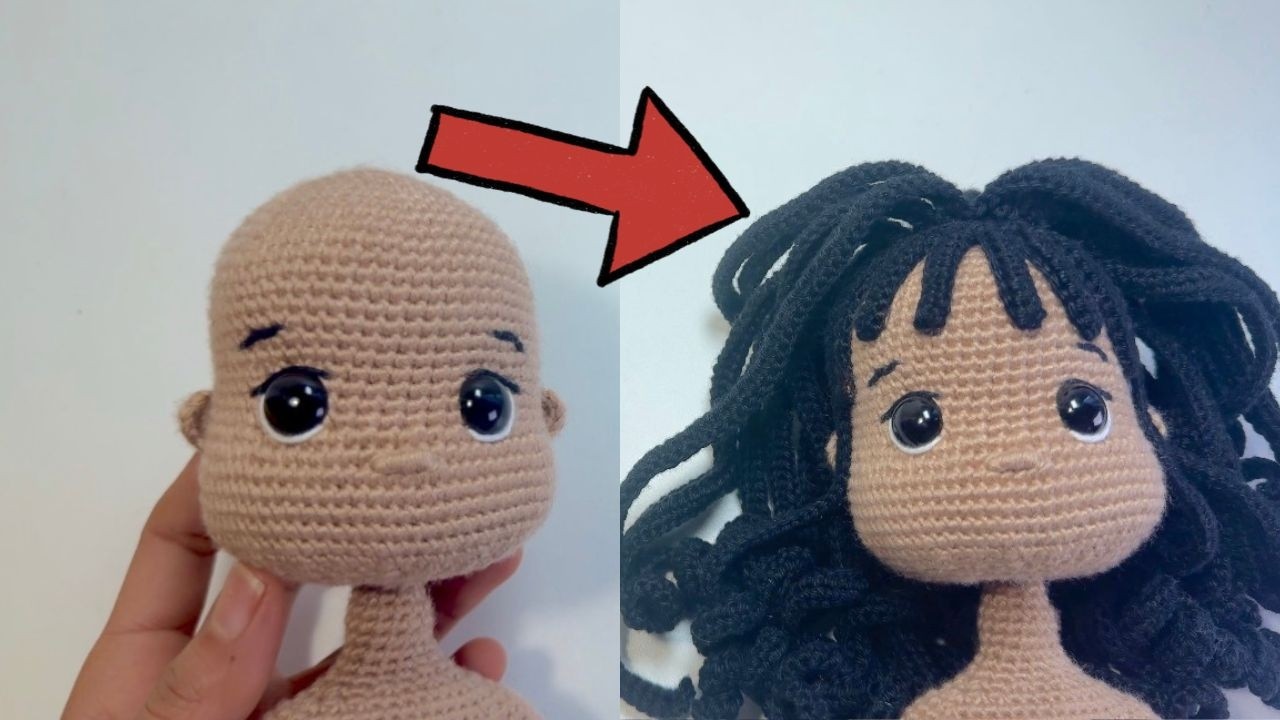Tutorial peluca amigurumi | Aprende la técnica correcta