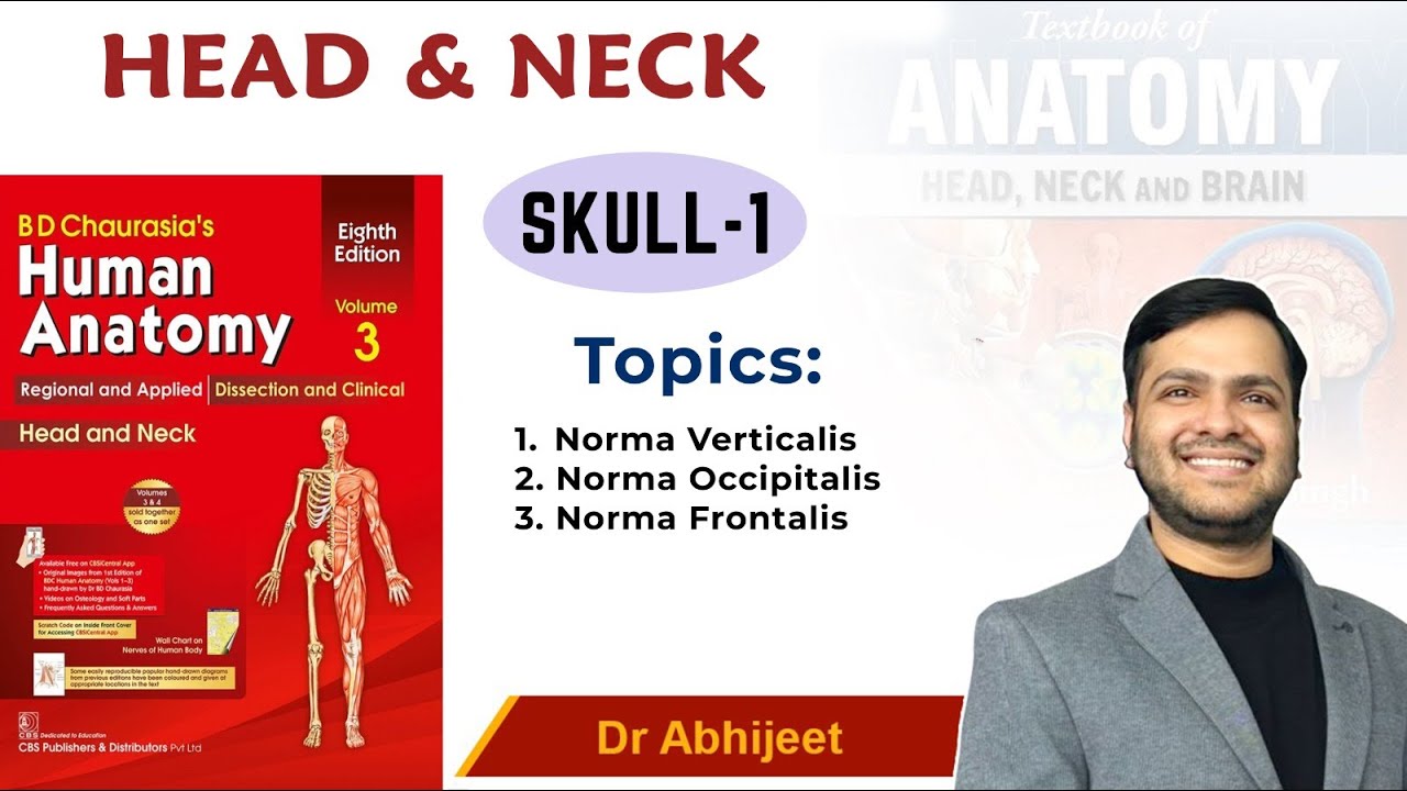 Skull Anatomy ( Norma Verticalis, Occipitalis and Forntalis ) Head & Neck Anatomy for MBBS 1st Year