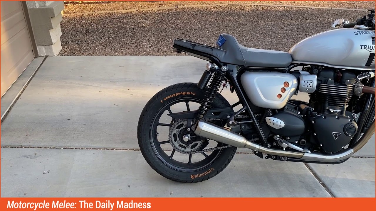 2018 Triumph Street Twin - Coloring Tire Lettering