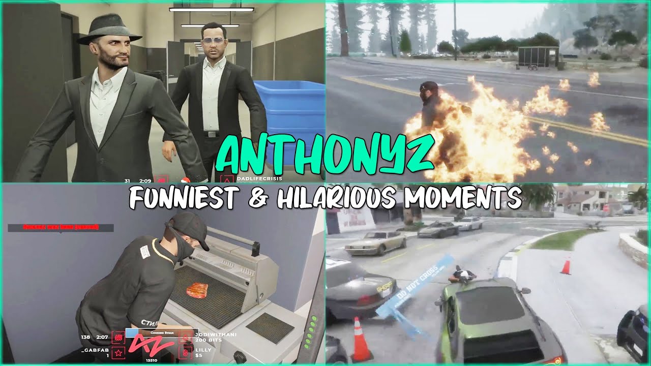 AnthonyZ NoPixel Funniest & Hilarious Moments of the Month! | Nopixel 3.0