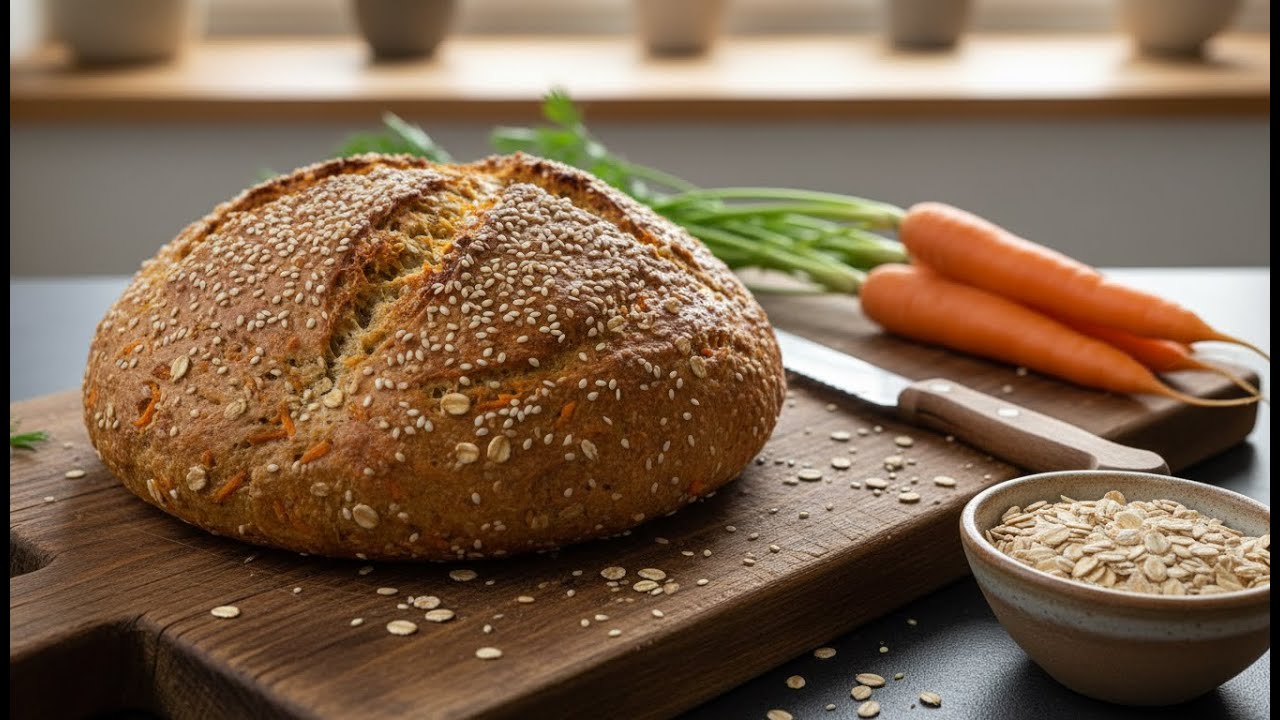 ¡Pan rápido de avena en 5 minutos! Pan saludable sin harina (sin gluten)