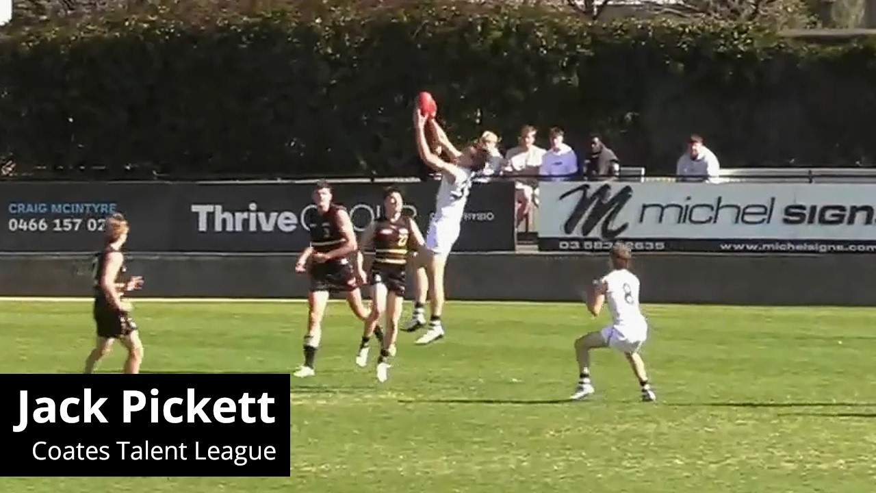 Jack Pickett - 5 Goal Haul - Talent League Round 19