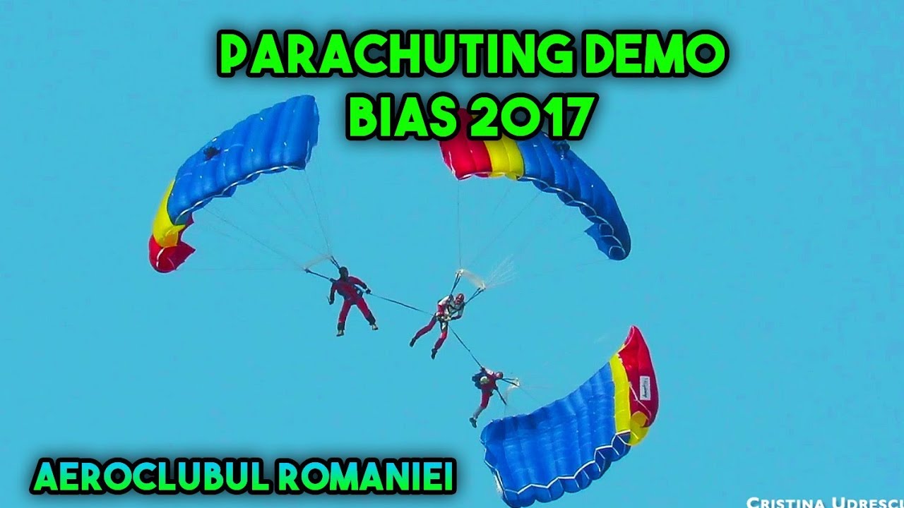 Aeroclubul Romaniei Parasutisti BIAS 2017- Parachute jumping demo