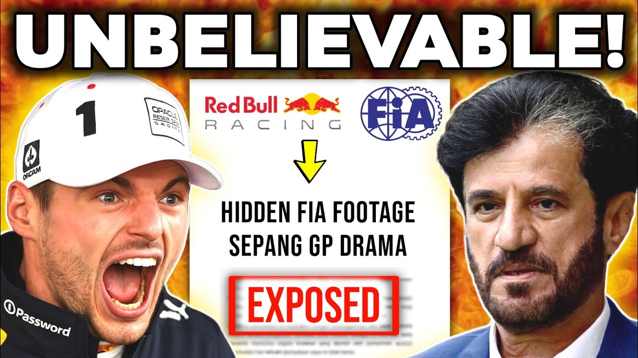 HUGE NEWS For Verstappen & FIA after HIDDEN FOOTAGE From Sepang GP incident REVEALS EVERYTHING!