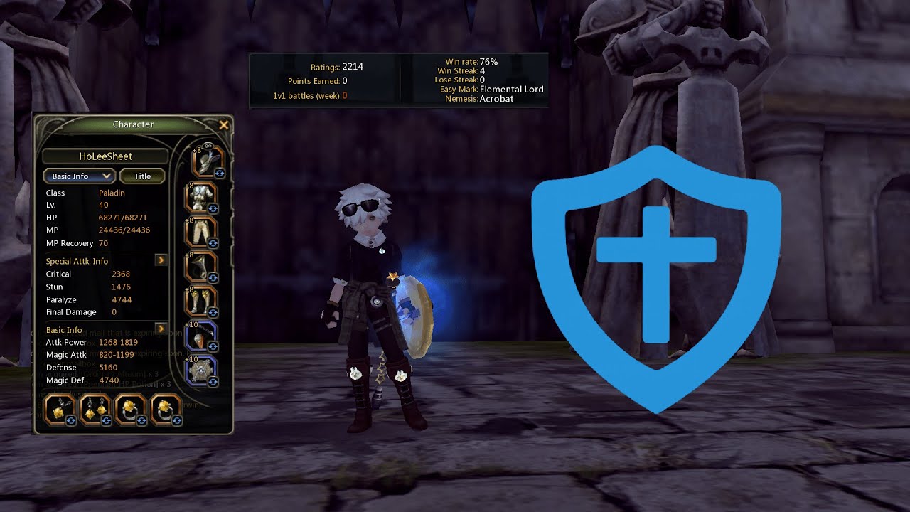 Dragon Nest Classic [Geraint] | Ladder 1:1 HoLeeSheet (Paladin) Ratings 2100+