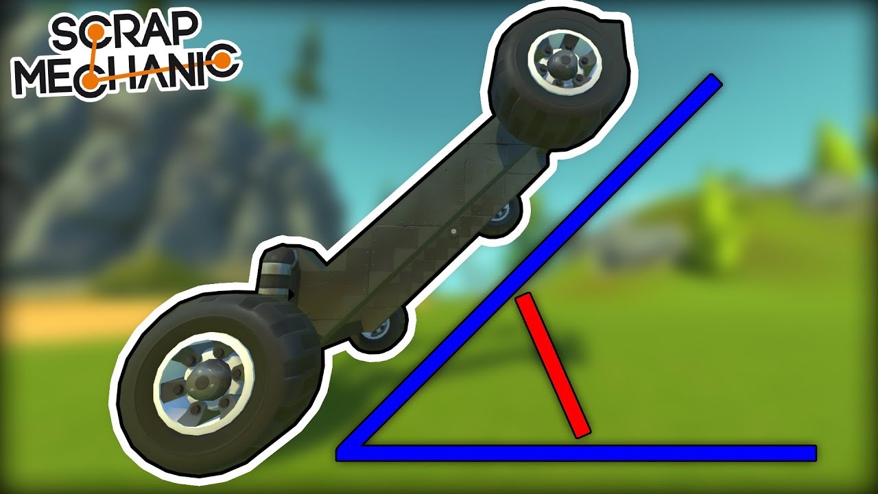 Racing Except All Vehicles are Built at 45 Degrees.... (Scrap Mechanic Multiplayer Monday)
