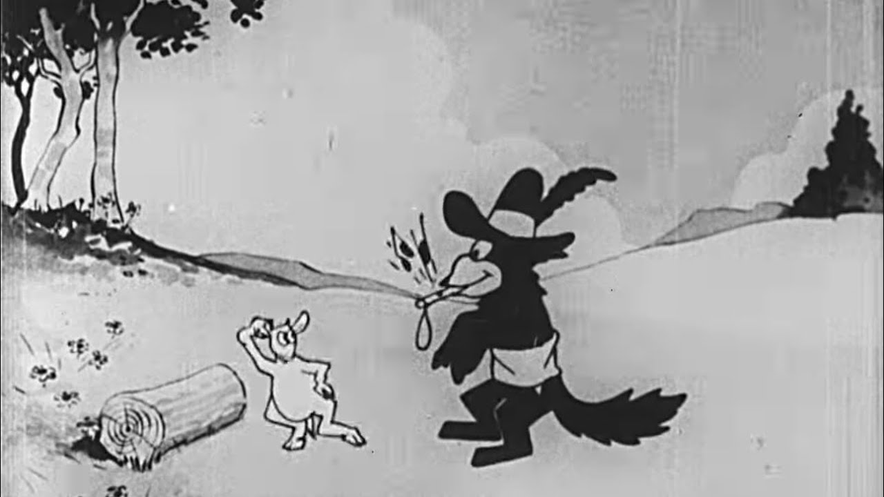 The Wolf and The Kid | 1921 | 16mm | Aesop's Fables | Paul Terry Cartoon