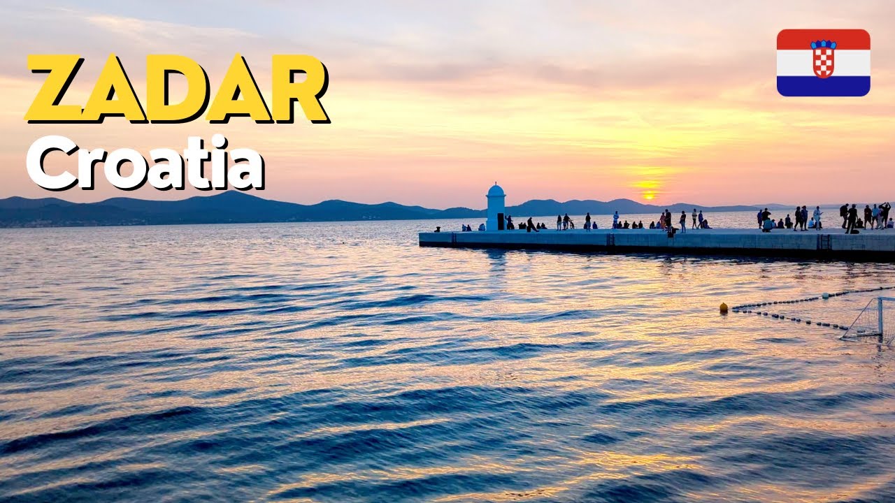 Zadar, Croatia in 4K | Historic Old Town & Adriatic Sea Walking Tour | 3 Minutes