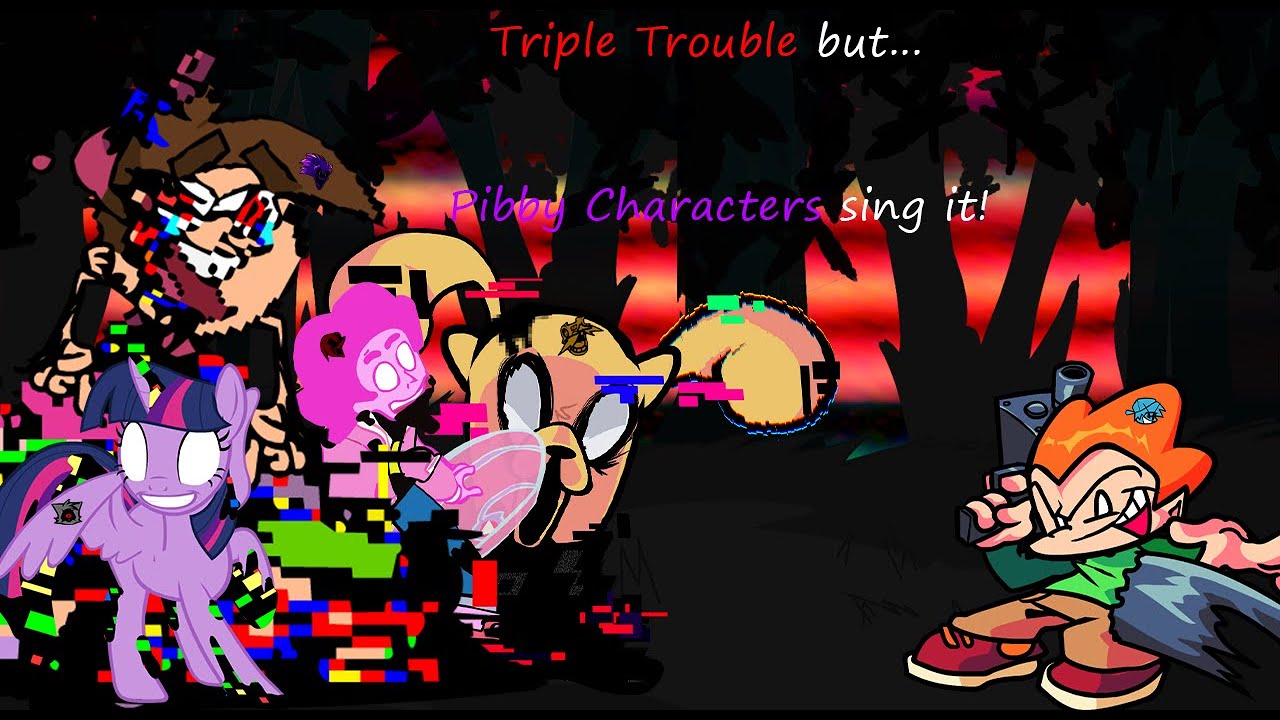 Troubled Glitches ROUND 1 (Triple Trouble But Pico And Pibby Chars. Sing It!)