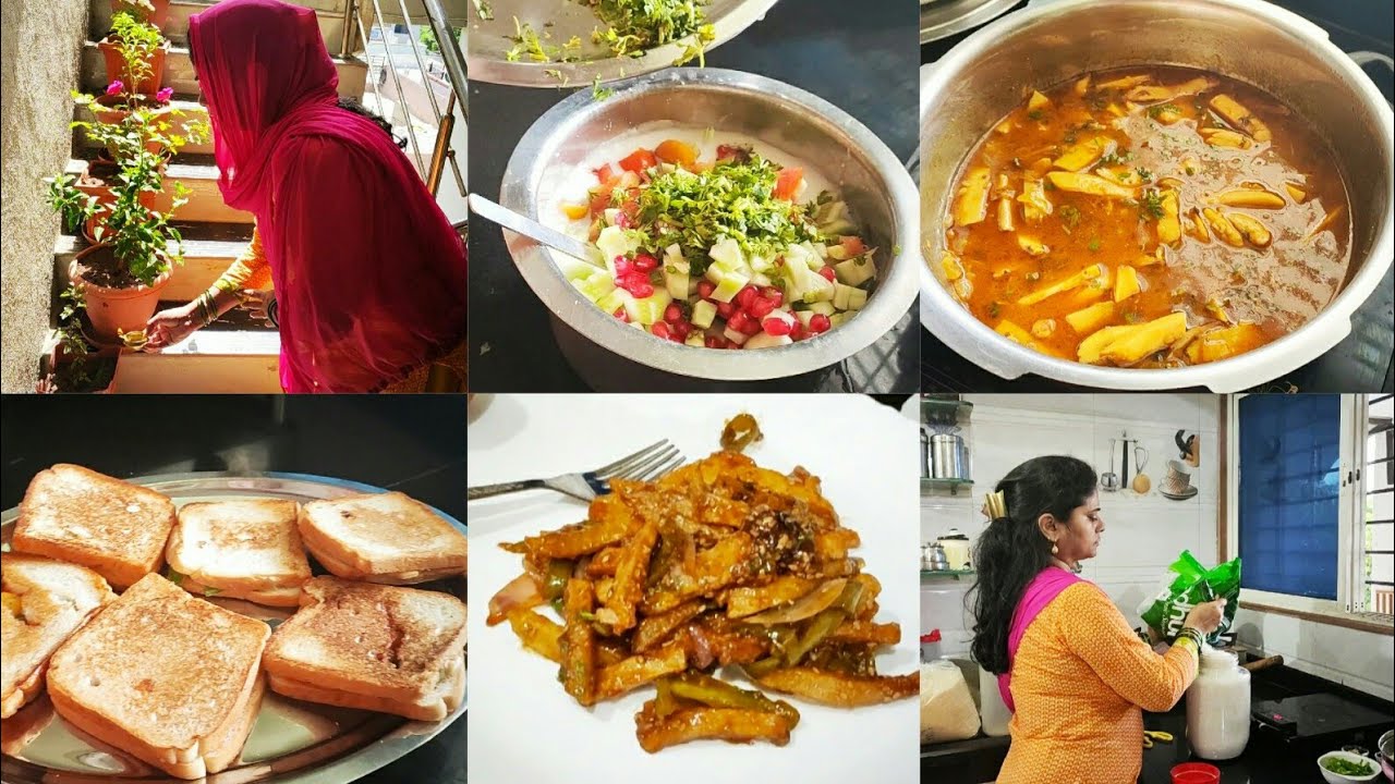 BREAKFAST LUNCH TO EVENING SNACKS FULL ROUTINE, Honey Chilli Potato, Cheesy Veg Sandwich, Arbi Sabzi