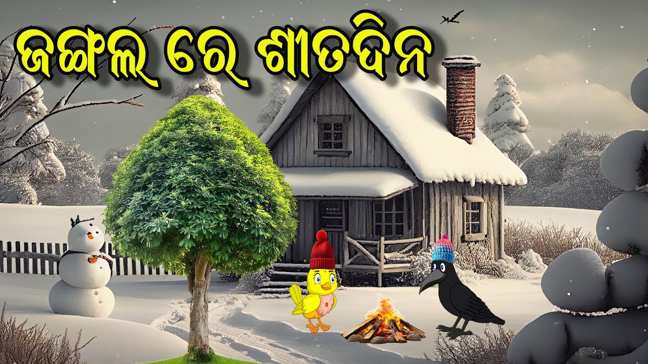 ଜଙ୍ଗଲରେ ଚଢେଇଙ୍କ ଶୀତ ଦିନ \\ odia stories \\ odia Gapa \\ Tiki chadhei gapa \\ Chadhei story