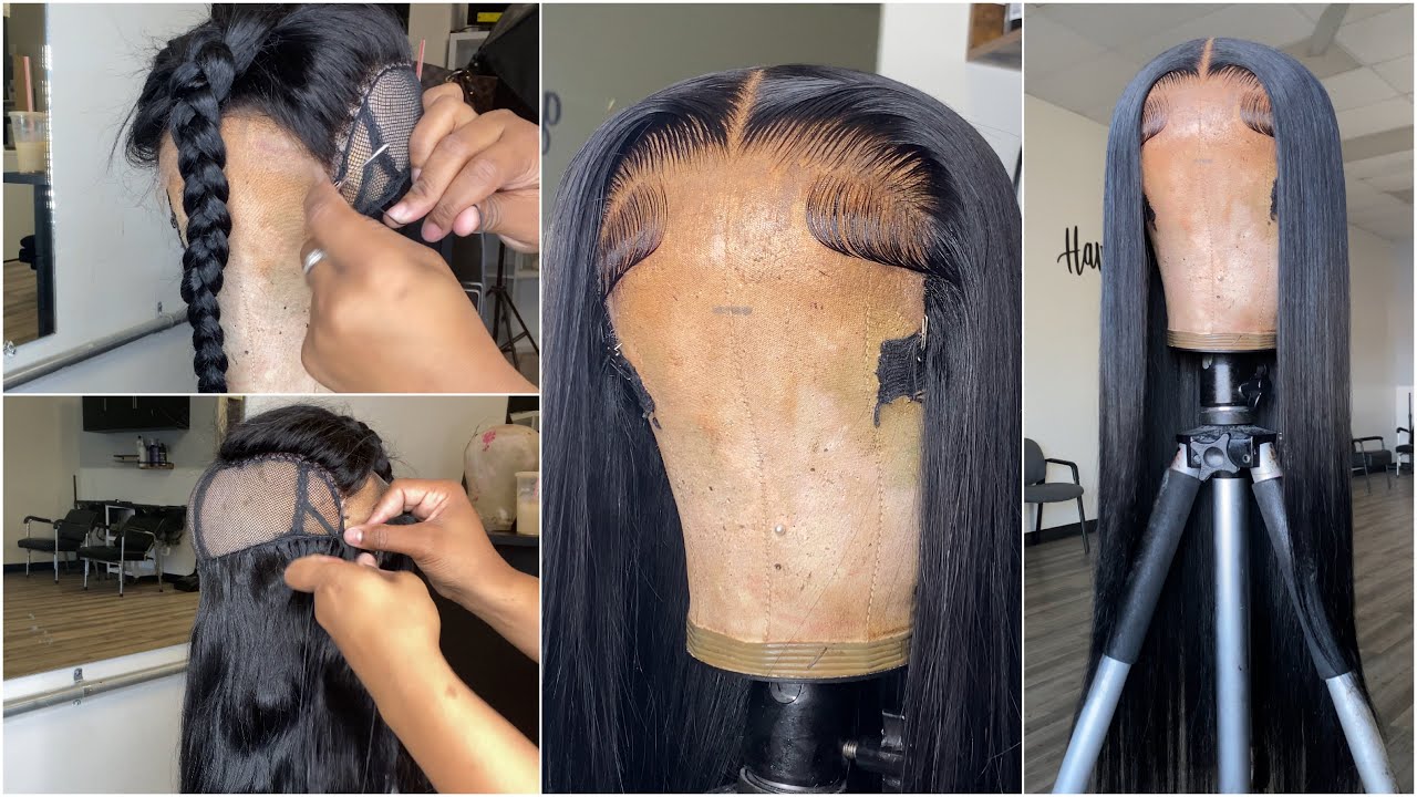 *Very Detailed* Wig Construction Tutorial | How to make glueless closure wig | 6x6 HD Closure wig
