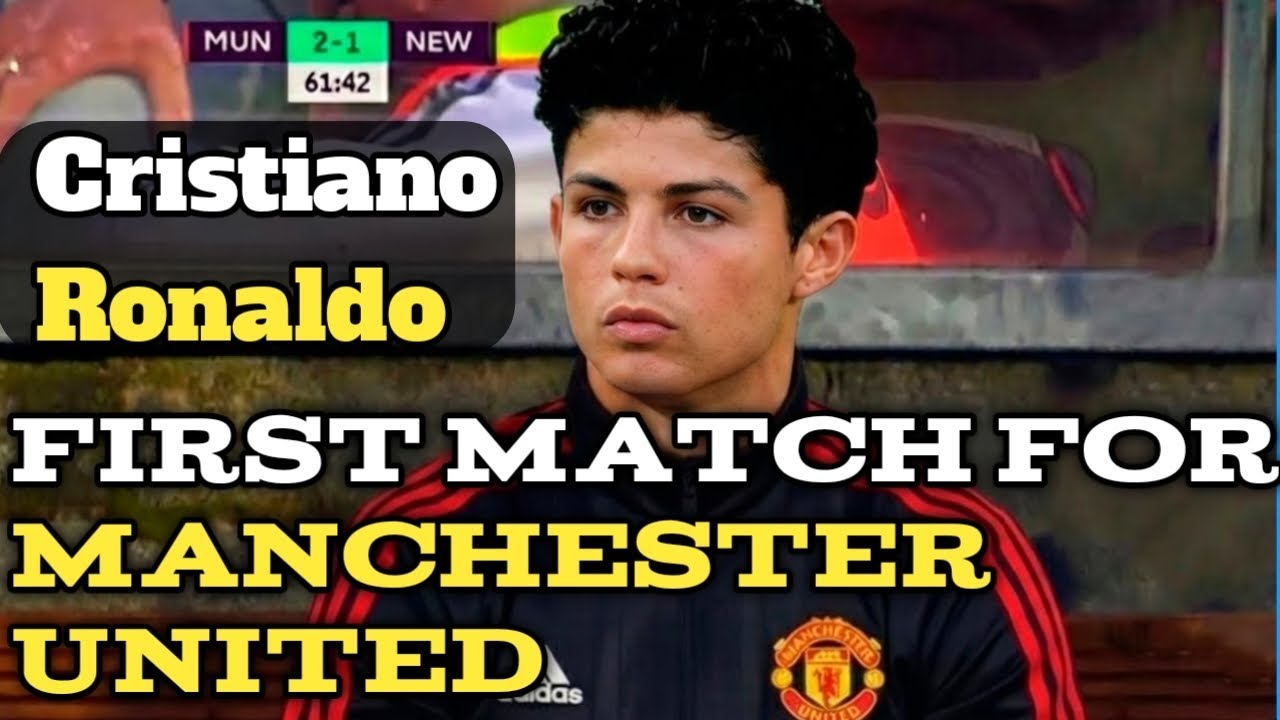 Cristiano Ronaldo First Match For Manchester United Date 16 Aug ,2003