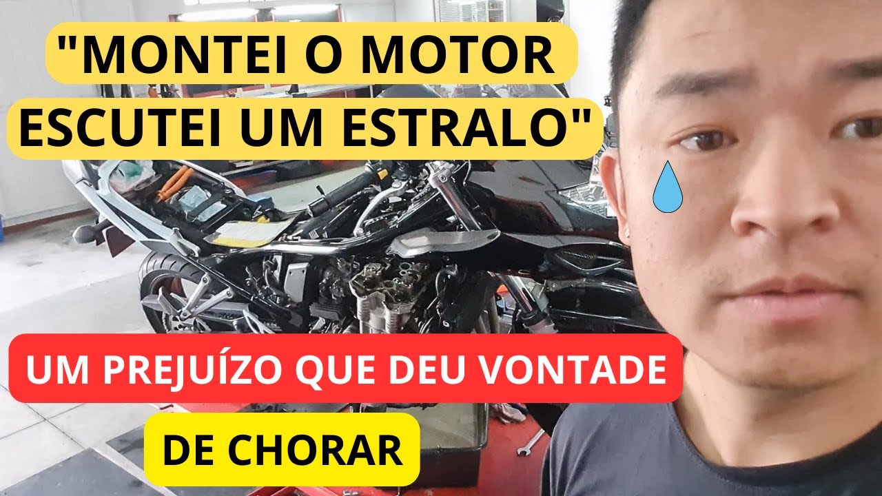 MONTEI O MOTOR DA GSX 650F - ESCUTEI UM ESTRALO AO FUNCIONAR A MOTO | B.O. DOS GRANDES