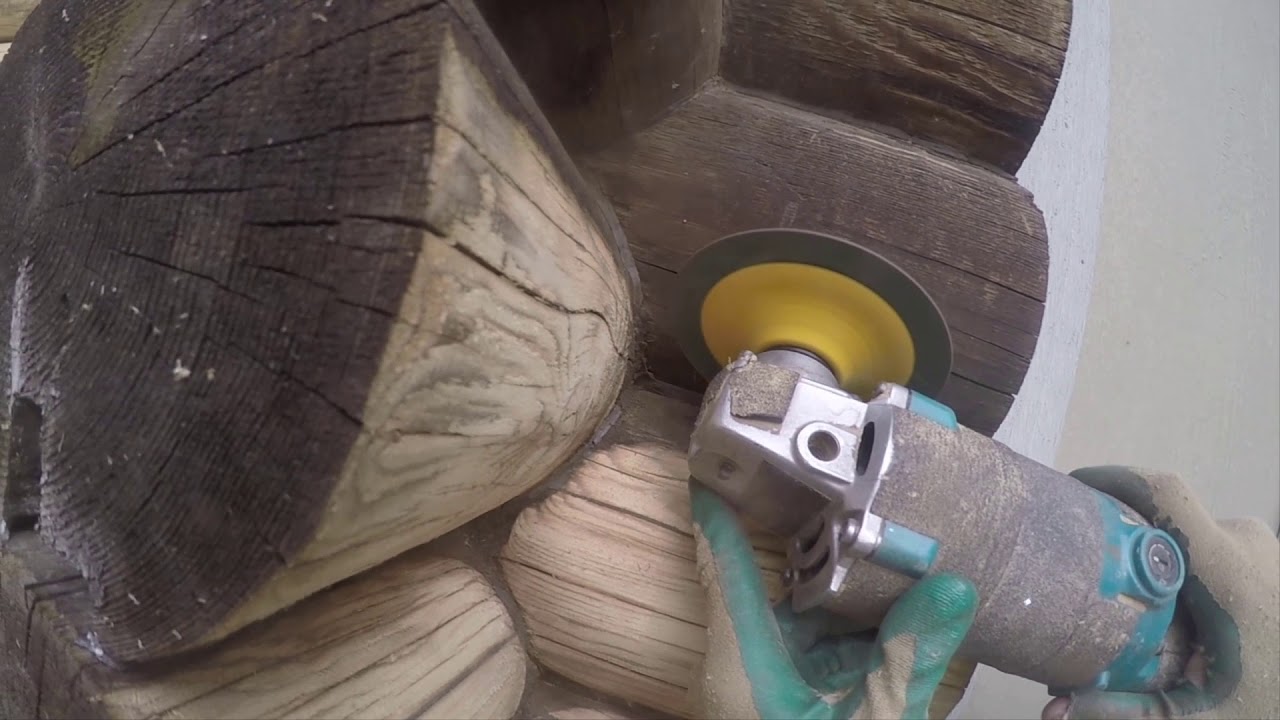 Grinding Log Corner, Real-Time POV