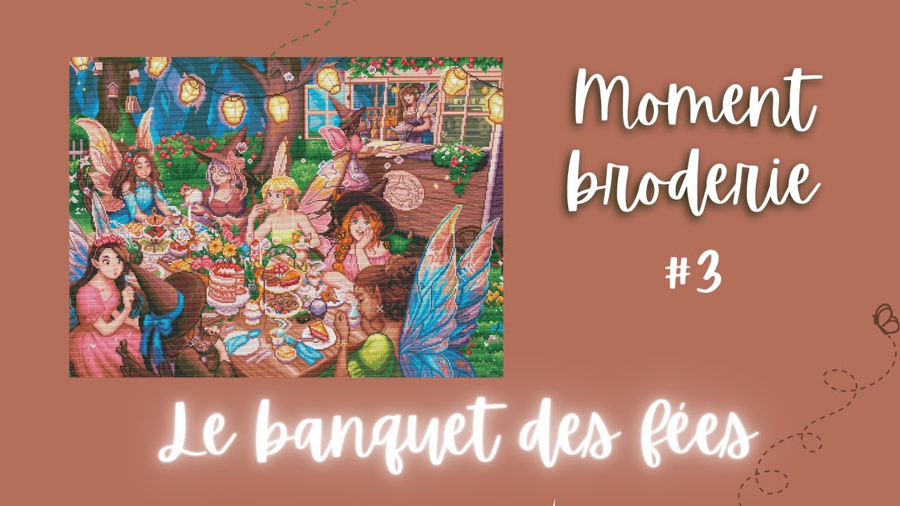 Brodez avec moi : On continue les Elfes pour décompresser ✨ #pointdecroix #5stitch #crossstitch