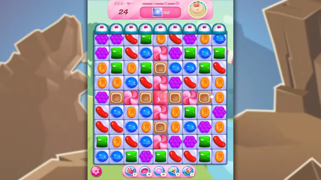 Candy Crush Saga LEVEL 954 NO BOOSTERS (new version)🐟☑️