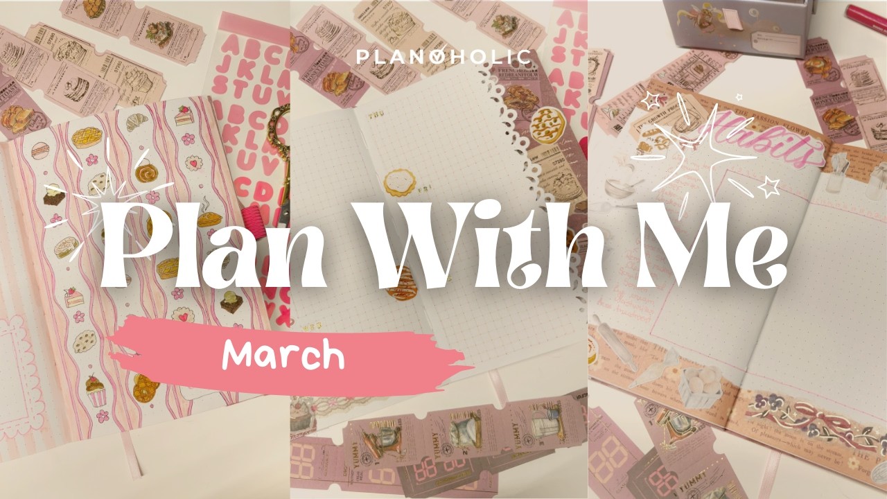 Plan With Me | March 2026: Baking Sweets 🧁