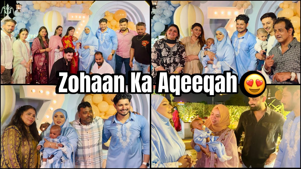 Zohaan Ka Aqeeqah Mubarak😇♥️ | Surprise Guest🙈 | Sufiyan and Nida ♥️