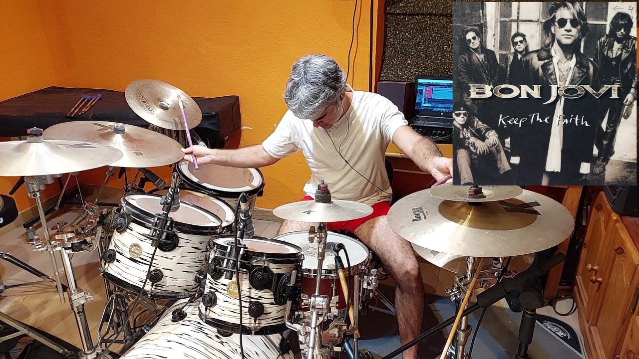 Bon Jovi - Keep the Faith - Drum Cover by Joan Marc Pino
