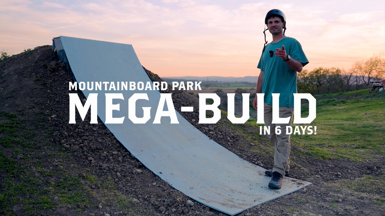 Building Huge New Mountainboard Jumps!