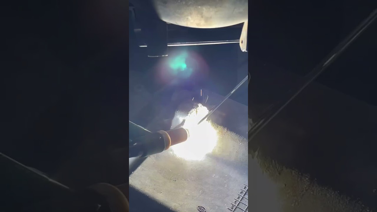 SOLDA ALUM&Iacute;NIO🔥 #torno #tornocnc #usinagem #soldador #soldadura #metal #cnc #mecanica #tig